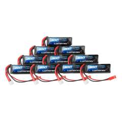 Lumenier 300mAh 2S 75c Batterie LiPo (JST) - Lot de 10