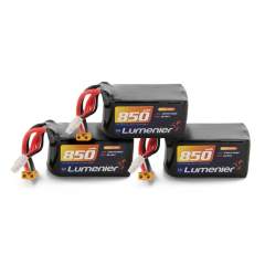 Lumenier 850mAh 4S 45c Batterie LiPo (XT-30) - Lot de 3
