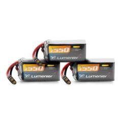 Lumenier N2O Feather-Lite 1550mAh 6S 150c Batterie LiPo (XT-60) - Lot de 3