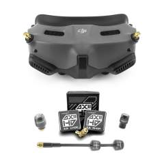 Pack d'Amélioration Lumenier Adapters + Antenne AXII pour DJI Goggles 2 - RP-SMA