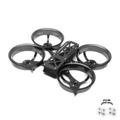 Shen Drones Kit Cadre Cinewhoop Terraplane avec Conduits + Hélices + Pièces Imprimées en 3D