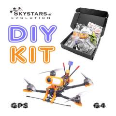 SkyStars G4 Drone Kit ARF Longue Portée de 4" avec GPS - 6S - PNP