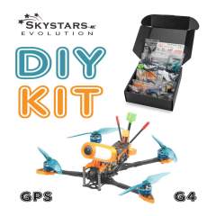 Kit Drone ARF SkyStars G4 Long Range 4" avec GPS - 4S