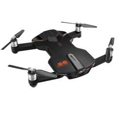 Wingsland S6 Drone de Poche Pliable - Noir (+2x Batteries Supplémentaires)